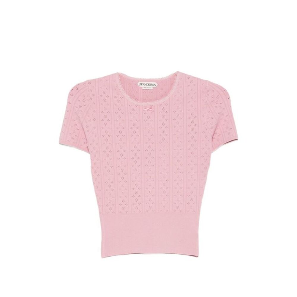 Jw Anderson Women Logo Cotton T-Shirt